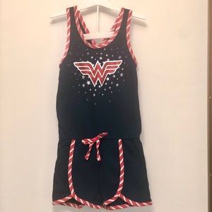 Wonder Woman girl romper